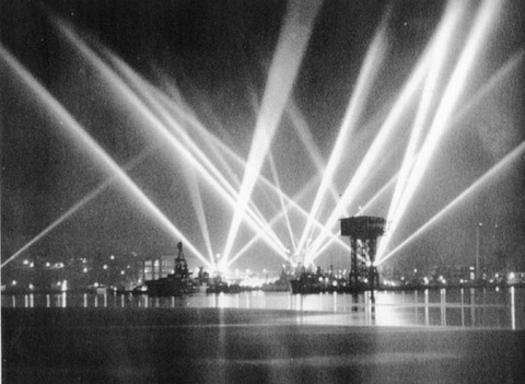 Battle of Los Angeles archival photograph